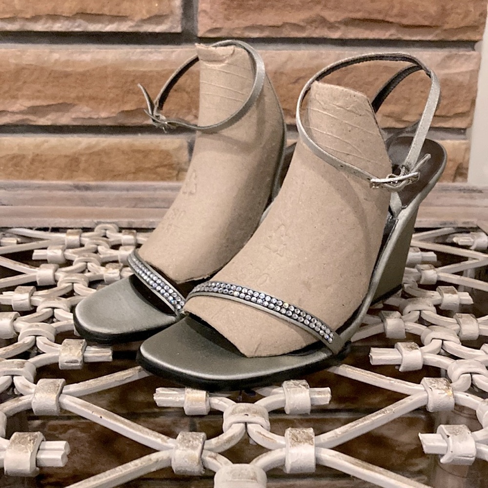 Calvin Klein wedge strapy sandals